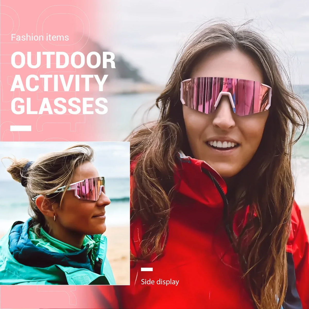 SCVCN Photochromic Cycling Glasses Night Riding Glasses Outdoor Sport Travel Sunglasses Men Women MTB Bike Golf Driving Eyewear