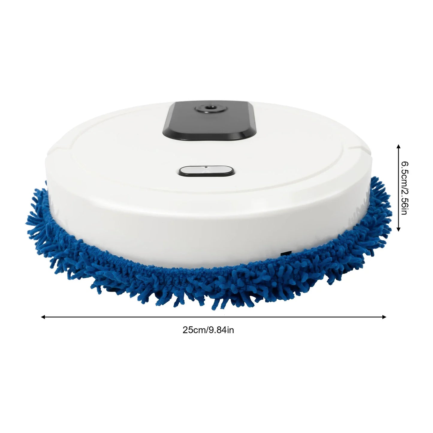 Auto Smart Robotic Mopping Machine Wet Dry Dual Use 10000RPM 60min Floor Cleaner with Spray Humidifying ABS Home Kitchen Tile