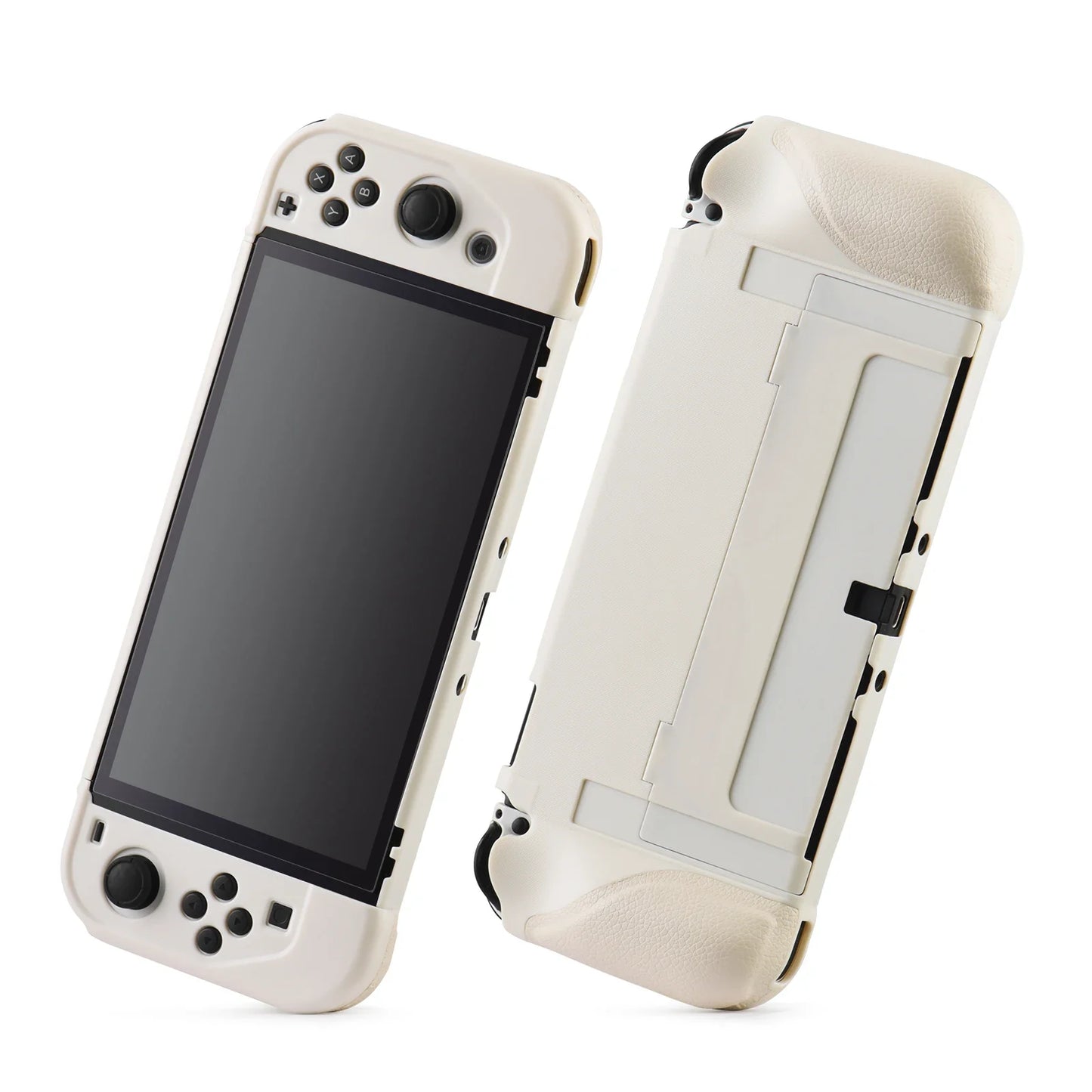 2023 New Switch OLED Case Game Console All-in-One Case Surface Silicone Oily Grip Color Clash