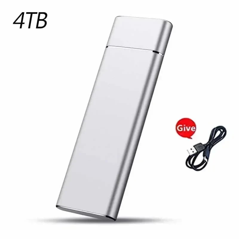 Mini Portable USB SSD 1TB 2TB High-speed Original Mass Storage SSD USB3.0 External Hard Drive for USB SSD Computer Laptop