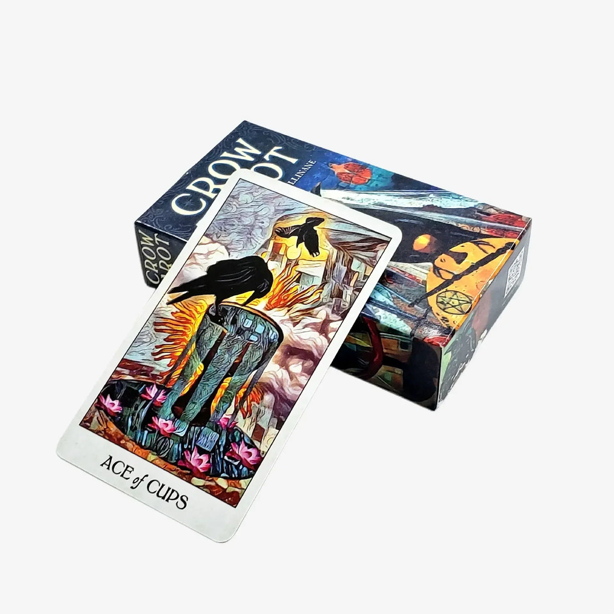 1Pcs Deck Tarot Crow tarot cards Divination English version Tarot Deck Card Oracle Card Board Game for Adult with PDF Guidance