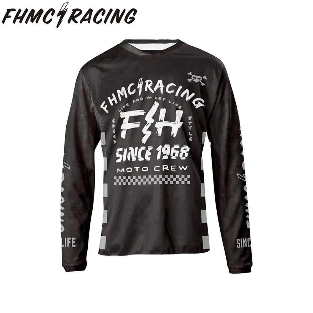 Racing Shirt Bike Quick Dry Motocross Racing Shirt Downhill Enduro Jersey NEW Jerseys MTB Motorcycle Jerseys