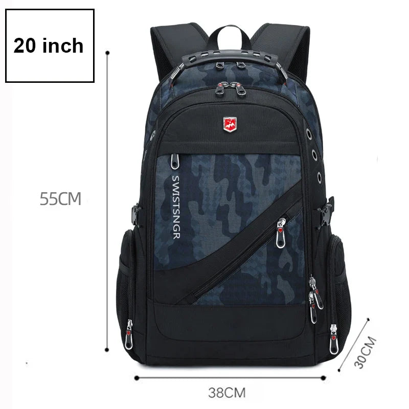 Waterproof 17/20 Inch Laptop Backpack Men Japanese School Bag Girls Fashion Bagpack Man Airplane Travel Backpack Male Mochila