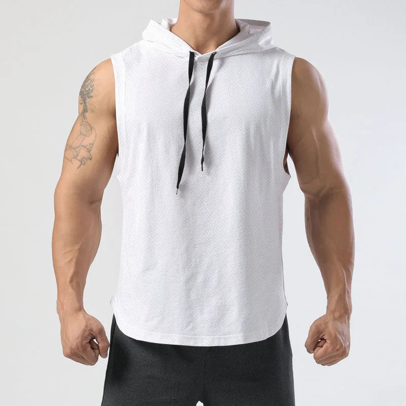 Sleevless Tees for Men Solid Colors