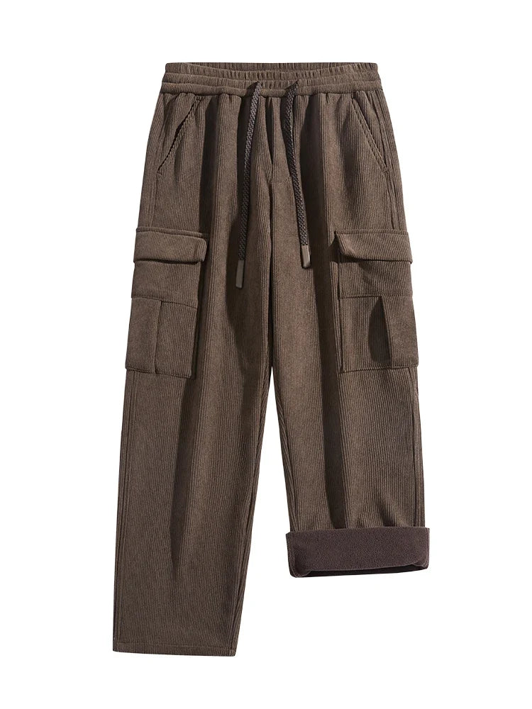 Cozy and Practical Fleece Lined Cargo Pants