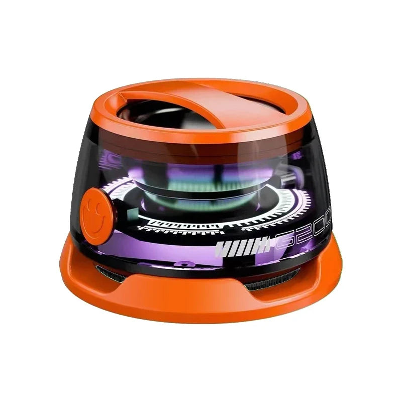 Mini Magnetic Bluetooth Speaker Portable Phone Holder RGB Lighting Speaker BT5.3 Mini Sound Box 7 Hours Playback Easy to Carry