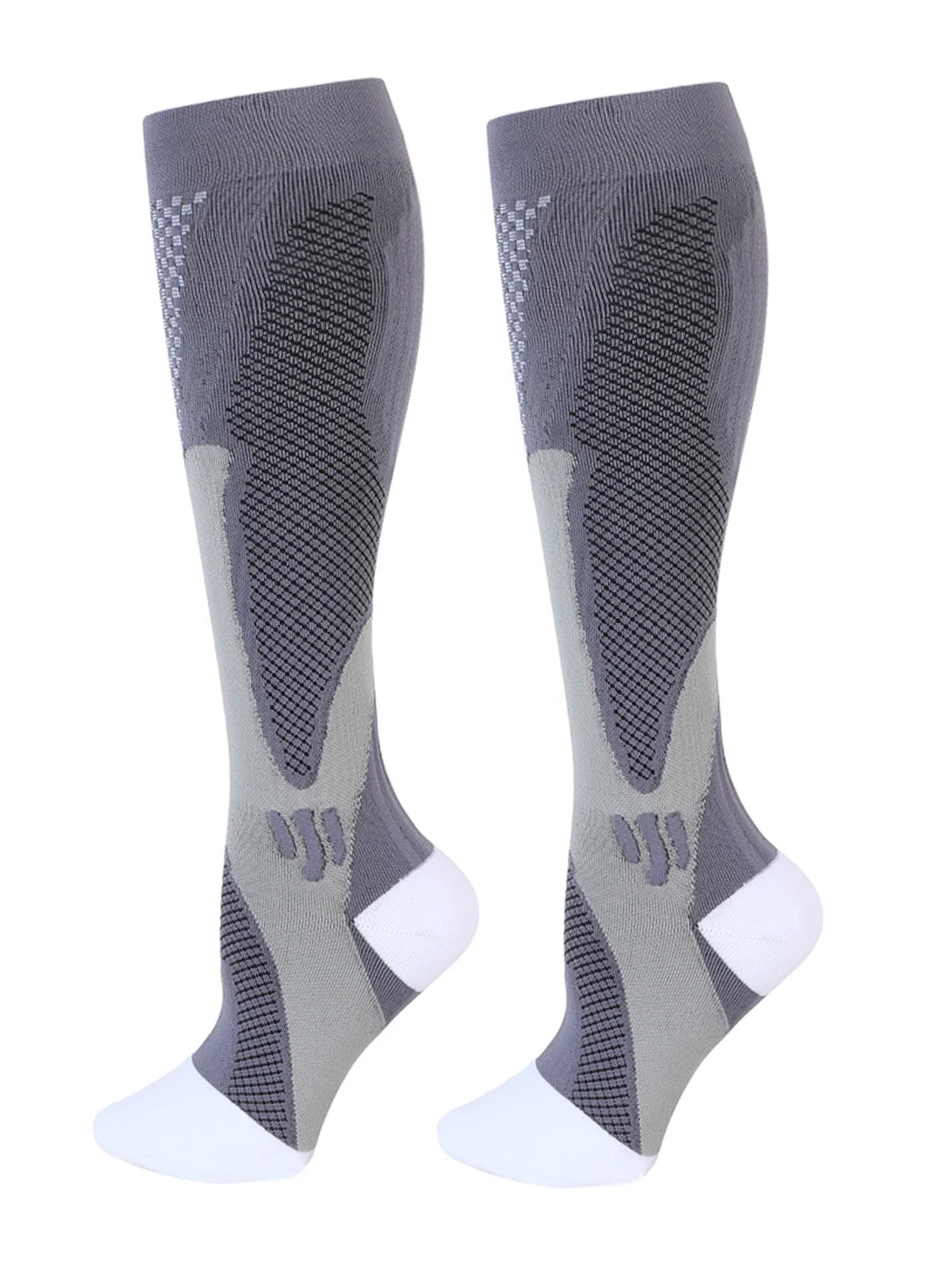 6Pairs Compression Socks 20-30mmHg High Stockings Men & Women Sports Marathon Cycling Football Varicose Veins EU35-45
