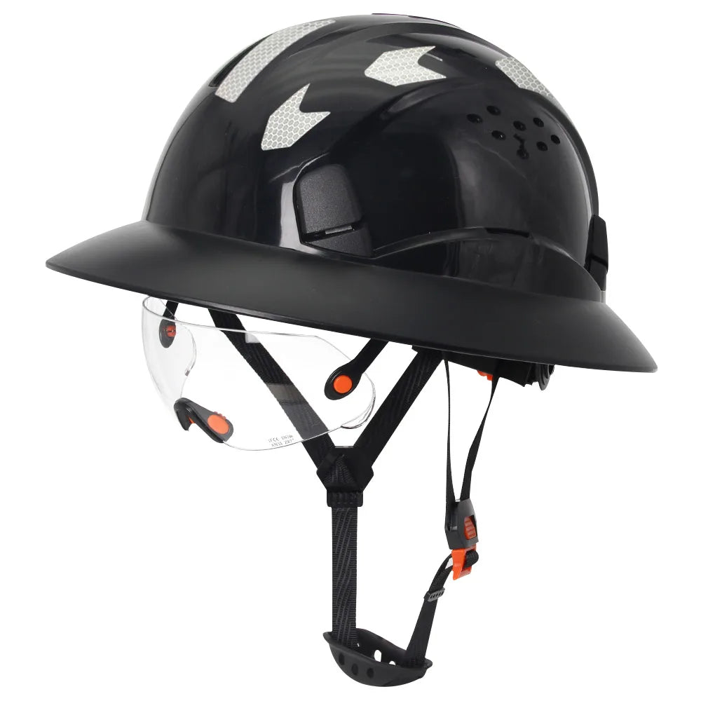 Stay Safe, Work Smart: Safety Helmet with Goggles