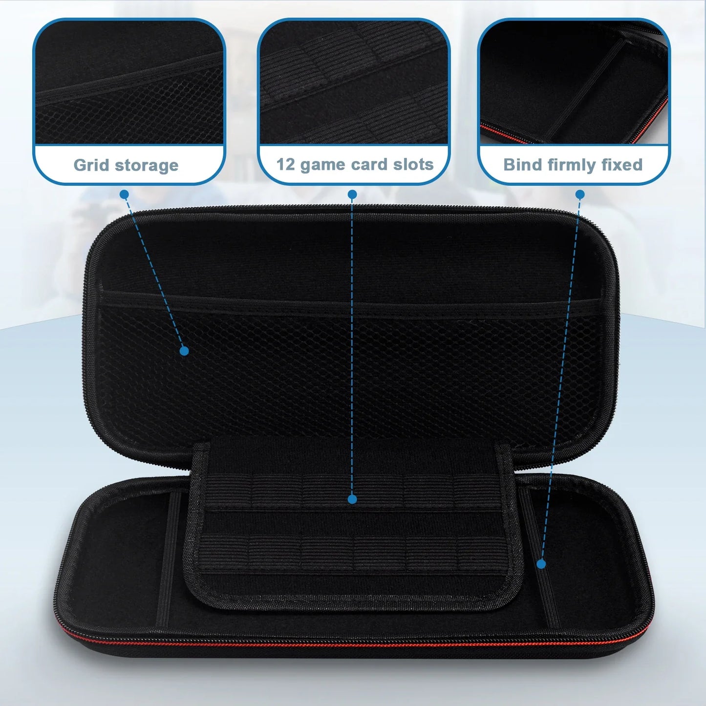 For NS 2 Travel Carrying Case Portable Carry Case Hard Shell Pouch for Switch 2 Console & Accessories Storage Bag