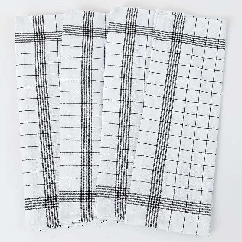 4Pcs, 45cm * 60cm, Multi-Colored Checkered Kitchen Dishcloths, Cleaning Cloths, Multi-Functional Kitchen Towels