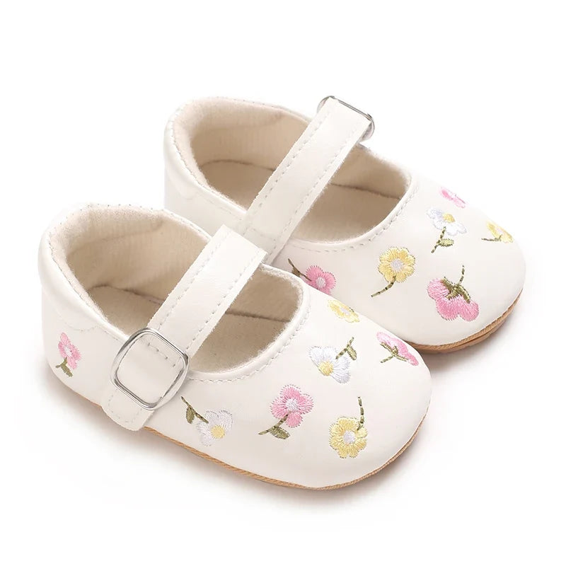 0-1year Baby Shoes Infant Pre-Walker Shoes Girls Princess Bow Shoes