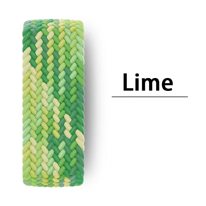 Braided Solo Loop For Apple watch Band 46mm 44mm 45mm 42mm 40mm 41mm Bracelet correa iwatch Series Ultra 2 11 10 9 SE 8 7 Strap