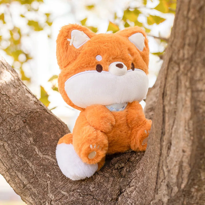 Peluche de zorro de cola grande