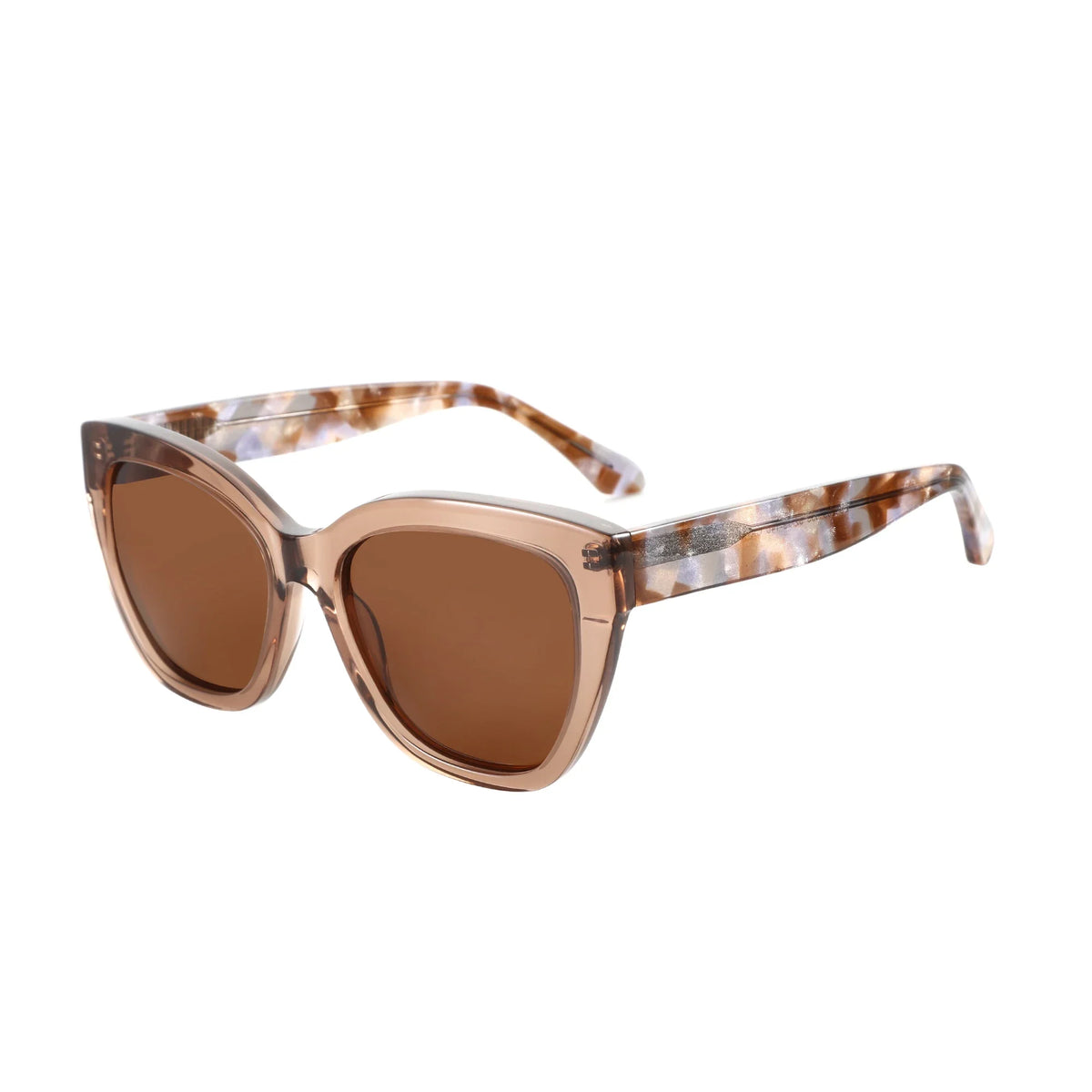 ZENOTTIC Butterfly Polarized Sunglasses Fashion Thick Frame for Women Acetate Sun Glasses Driving UV400 Protection