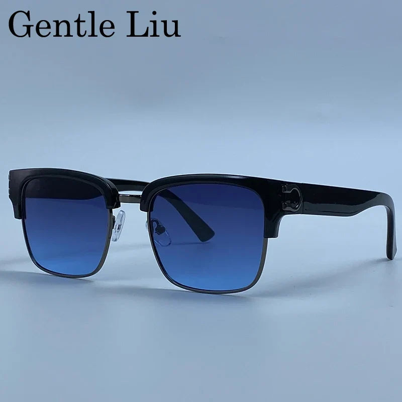 Vintage Square Photochromic Sunglasses Men Luxury Designer Black Gold Frame Driving Sun Glasses Retro Eyewear Oculos De Sol 2026