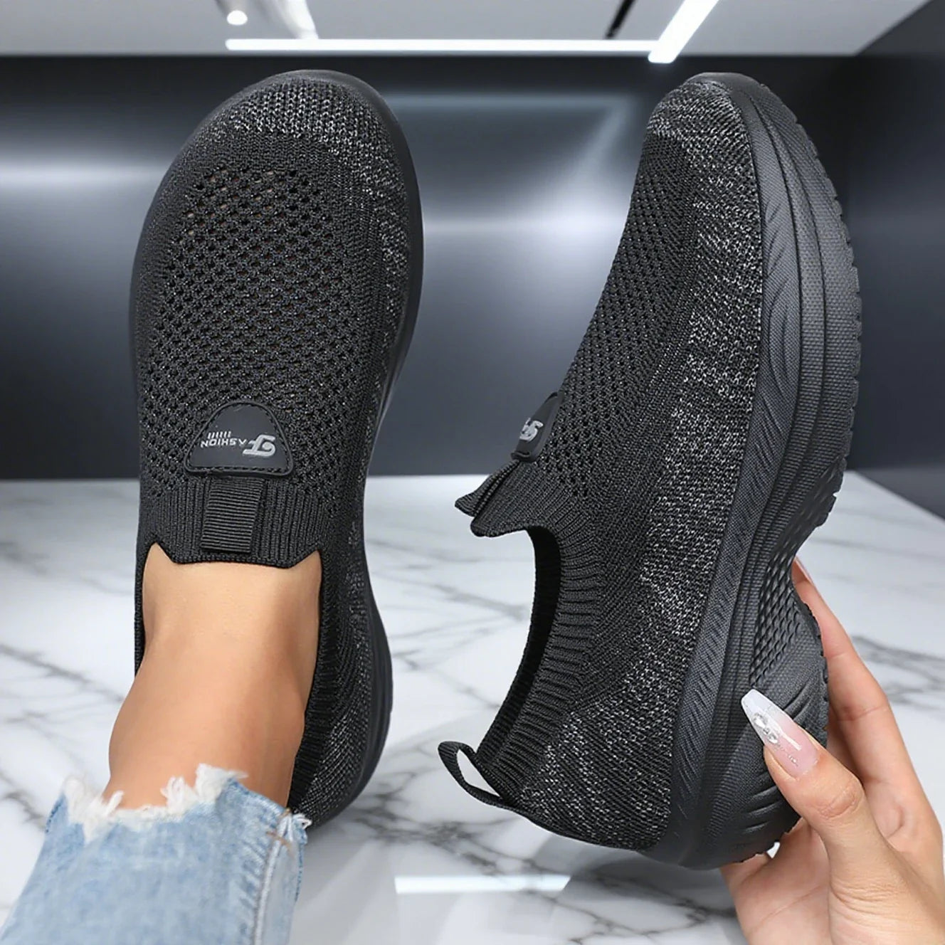 Barefoot Shoe Wide Footed Thick Soled Shoes for Both Men and Women 2025 New Spring Mesh Sports Shoes for Casual Tennis Female