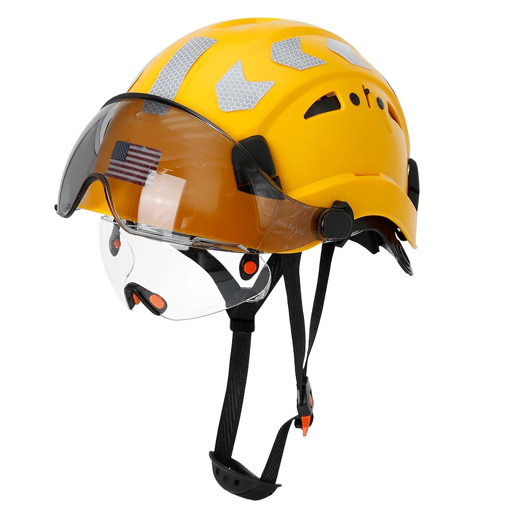 Enhanced Visibility: Reflective Safety Helmet