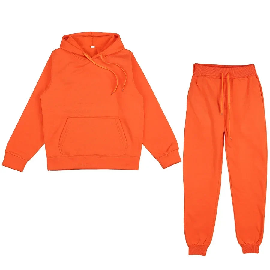 Women's 2-Piece Fleece Sweat suit Sets  Perfect for Jogging