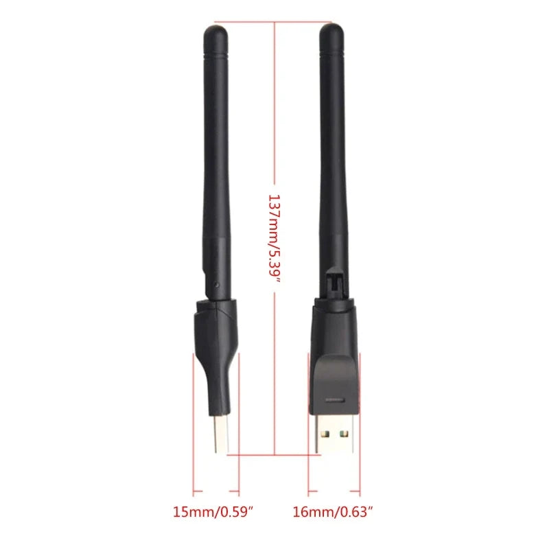 150Mbps Ralink RTL8188 Wireless Card Usb Receiver Portable Wifi LAN Adapter 2.4G