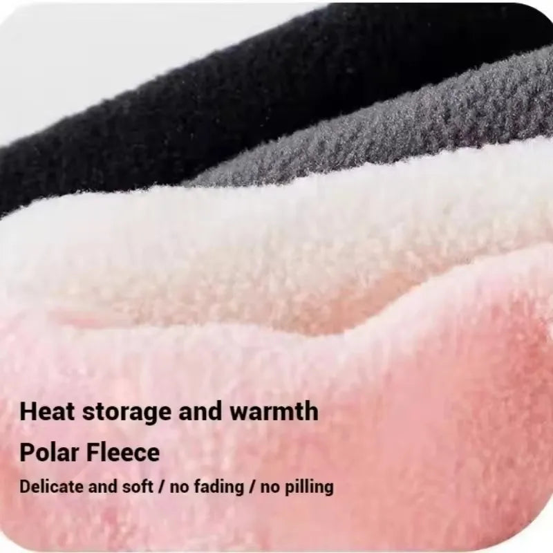 Winter Warm Hat with Mask and Neck Warmer 3-in-1 Windproof Balaclava for Men Women Masked Hat Cycling Cold Weather Protection