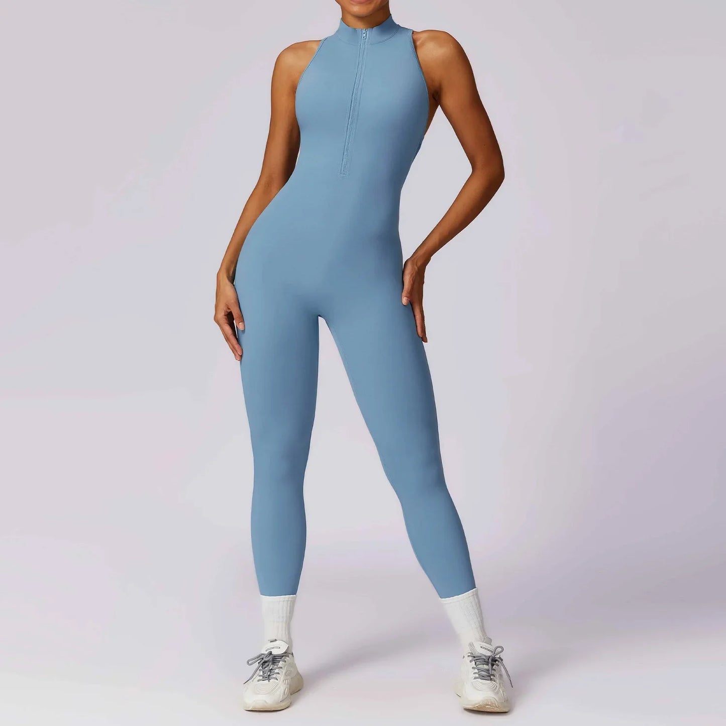 Mono de yoga ZipFit: Conjunto de ropa deportiva para mujer