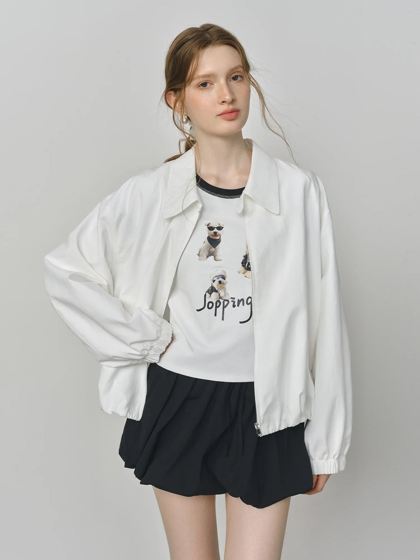 FSLE 2025 New French Barn-Style Raw Glamour Short Jacket Women's Spring Autumn New Arrival Loose Fit Oversize Workwear Coat