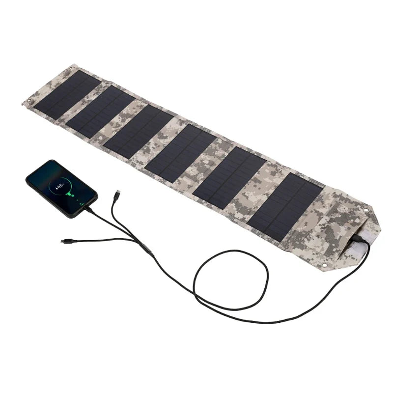 100w/80w/60w Foldable Solar Panel 5V USB Portable Folding Bag for Cell