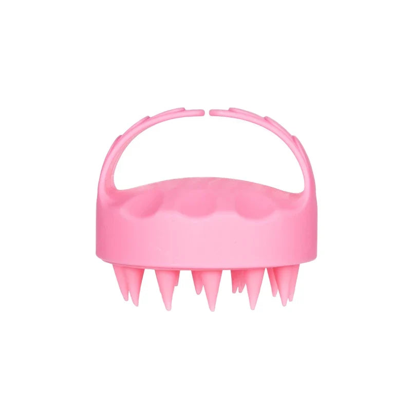 Silicone Shampoo Head Scalp Massage Brush Soft Skin Friendly Hair Washing Massager Comb SPA Beauty Hair Care Tool for Salon
