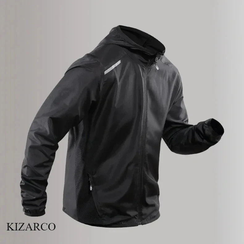 Chaqueta de running con capucha