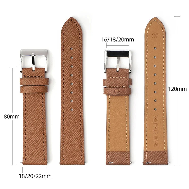 TicWatch Pro 3, E3 & GTH Epsom Calfskin Leather Band