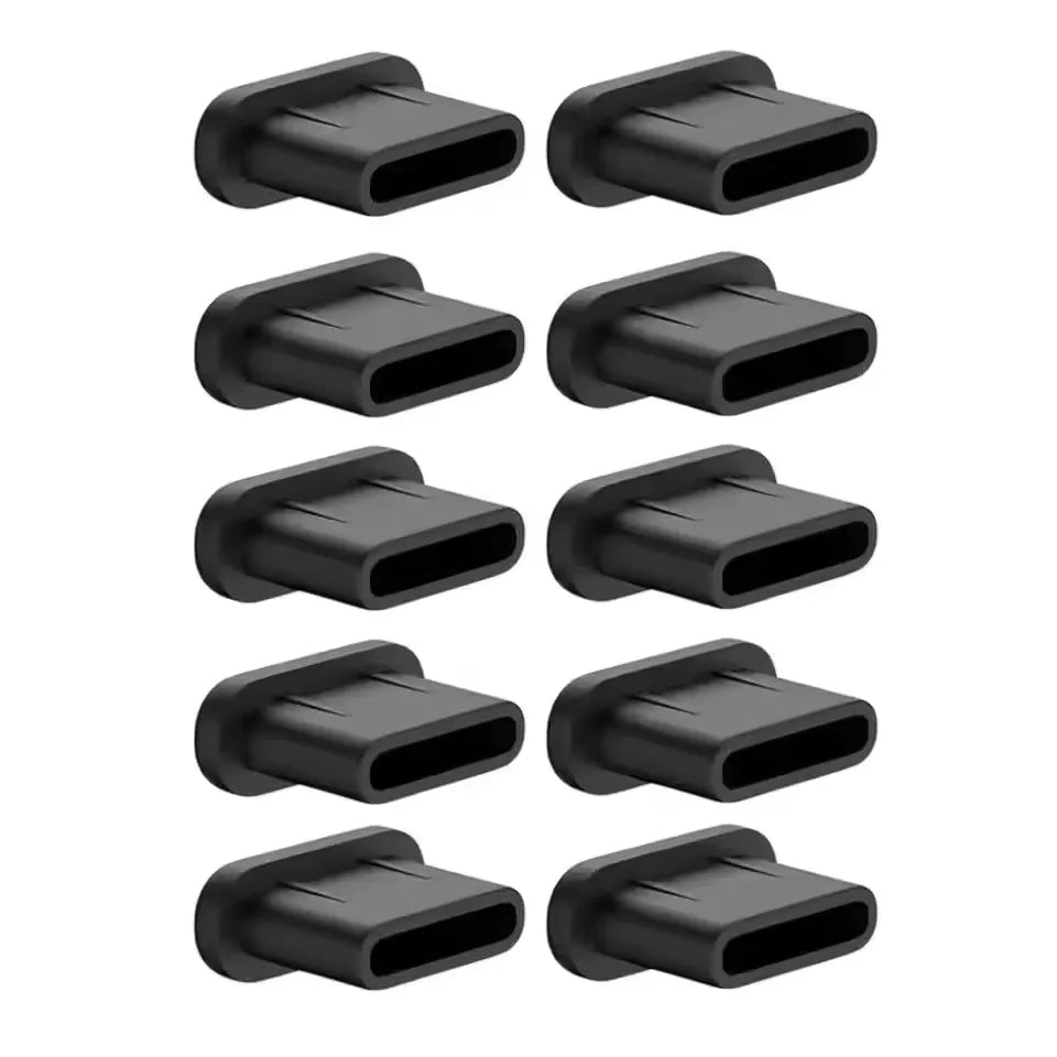 1/40pcs Type C Anti-Dust Plugs Silicone USB C Charging Port Dust Cover