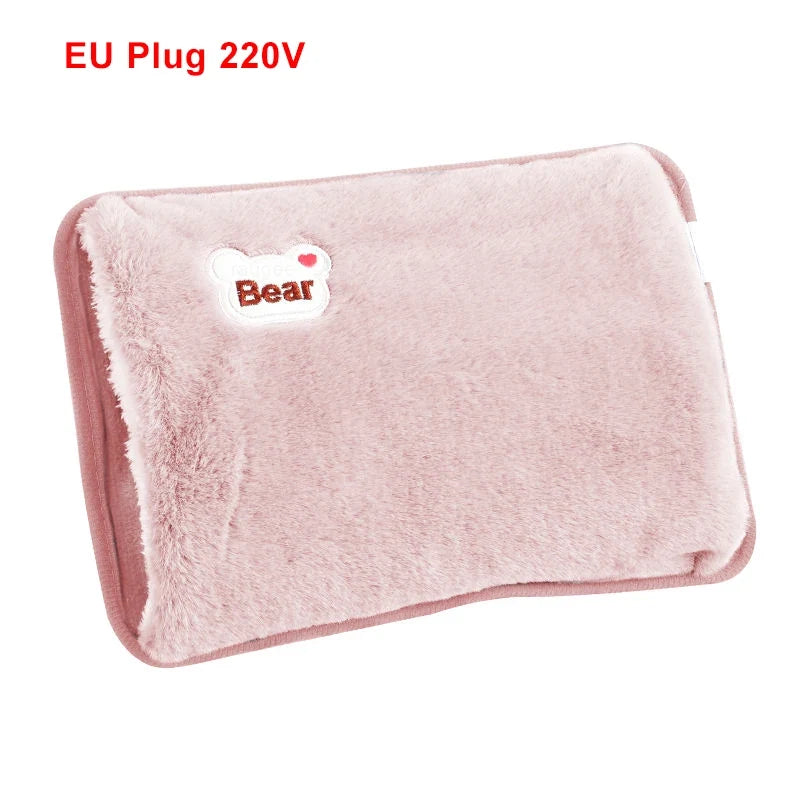 Electric Hot Water Bag Winter Portable Soft Electric Hand Warmer Rechargeable Reusable Explosion-Proof Warming Hand Pillow