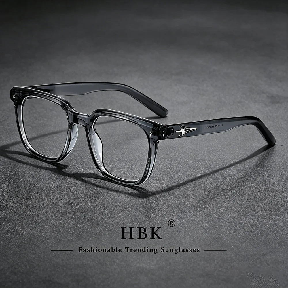 HBK New Fashion Square Glasses Frames Brand Design Unisex Frames Women Anti Bluelight Computer Glassesoptical Eyeglasses Frame
