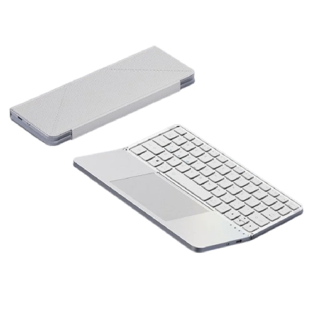 Bluetooth 5.3 Wireless Bluetooth Keyboard Portable Detachable Foldable Keyboard Universal Compact Rechargeable Keyboard Travel