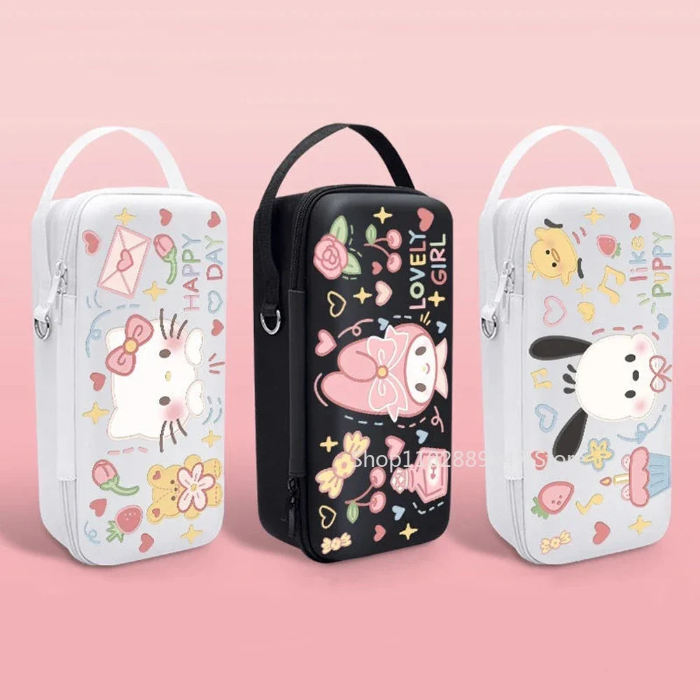 Suitable for Switch 2 Storage Bag. NS/OLED Large-capacity Console Storage with Built-in Stand for Holding Chargers