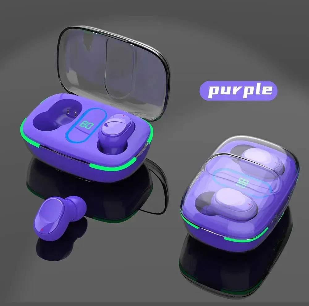 TWS Wireless Earbuds Bluetooth 5.3 Headphones 9D Stereo Sports/Music Headset with Magnetic Charging for IOS/Android Earphone