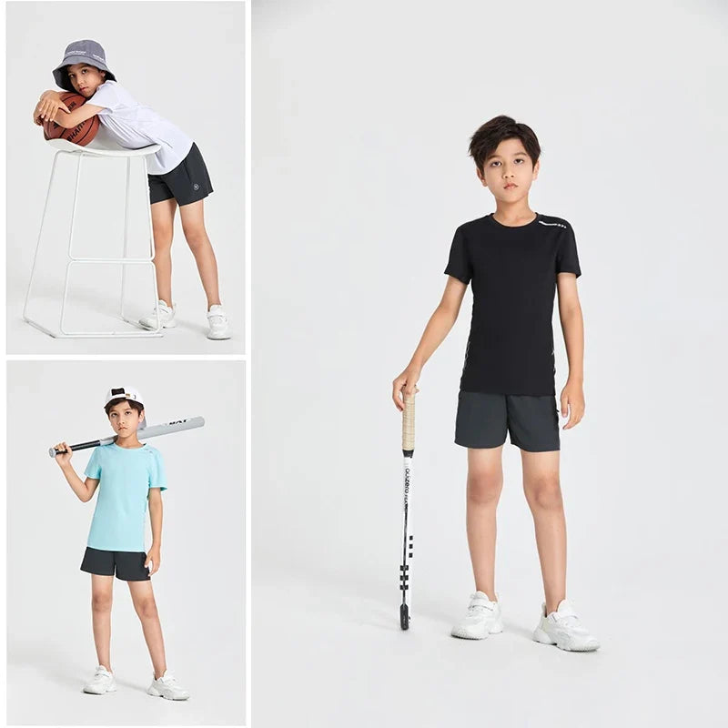Lightweight  Breathable Kids' Running Tee