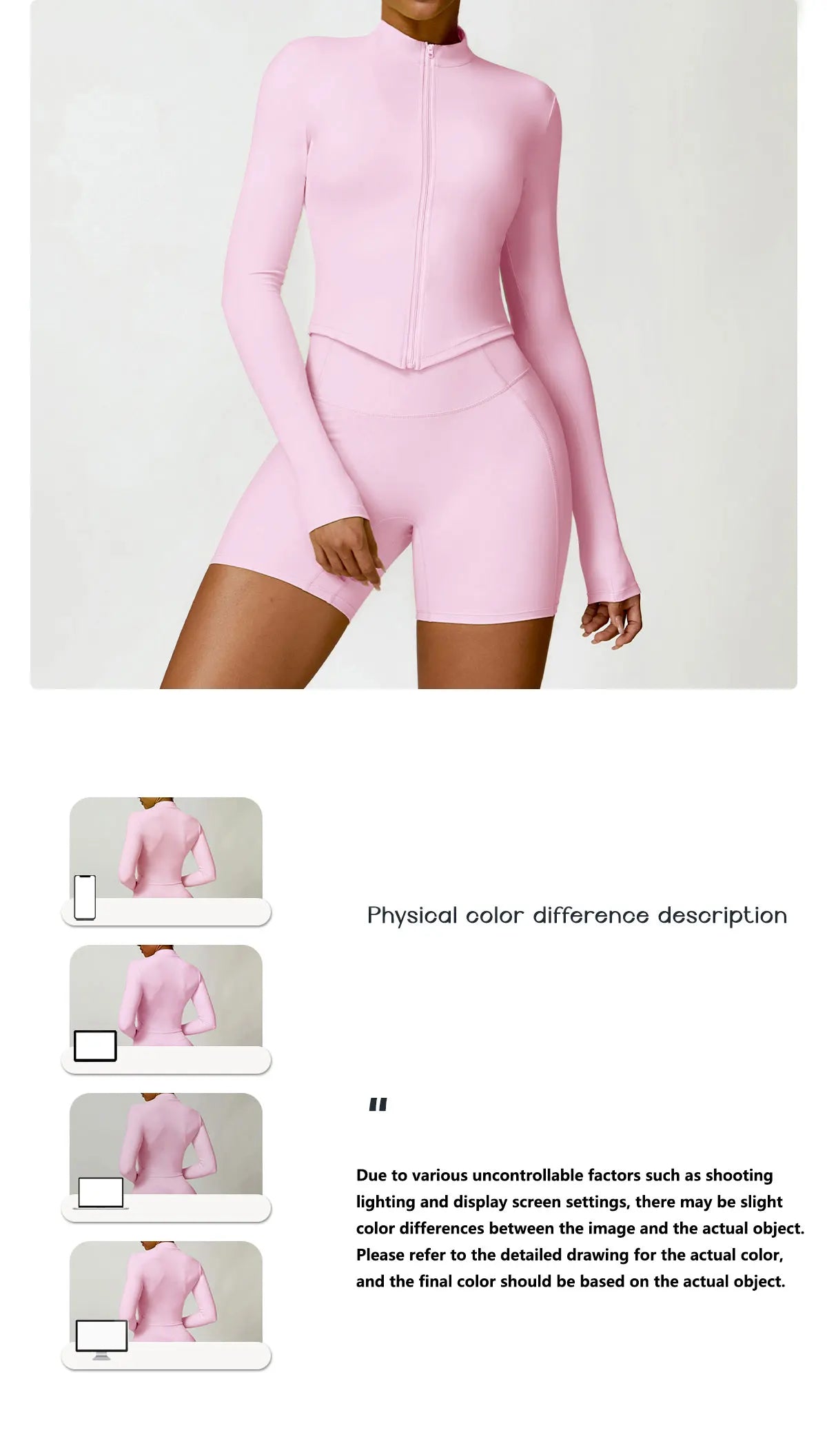 Chaqueta de mujer con cremallera completa y estilo deportivo