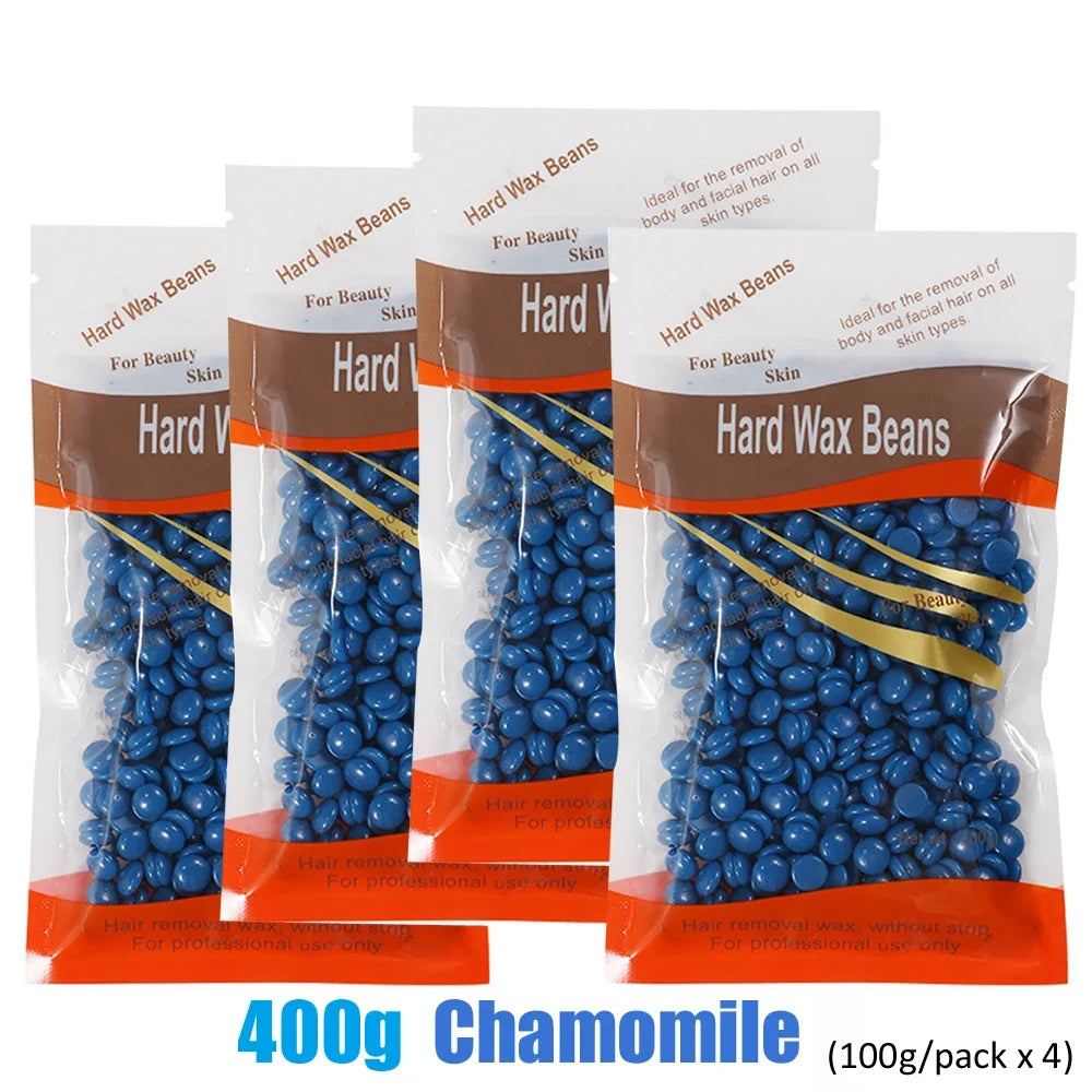 500g/200g/50g Hard Wax Beans for Hair Removal Body European Brazilian Pearl for Wax Warmer Waxing Beans for Wax Heater Machine