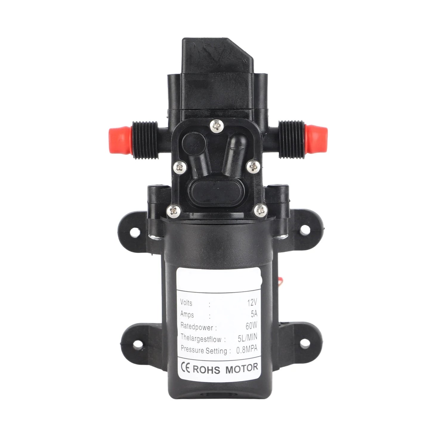 DC 12V Water Pump High Pressure 116Psi Self Priming Caravan Camping Boat
