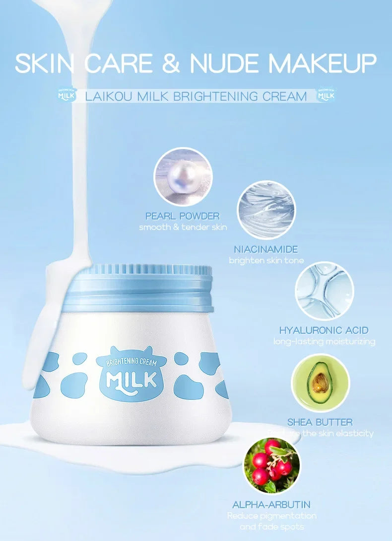 LAIKOU Milk Suyan Carem Anti Wrinkle Whitening Moisturizing Nourish Creams Beauty Aintenance Face Skin Care Cosmetic 55g