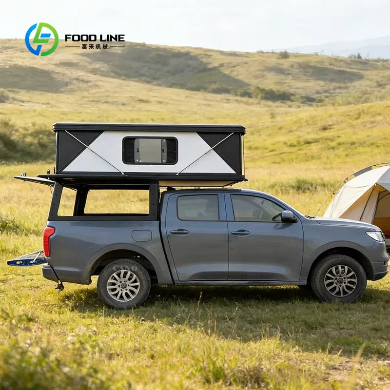 Outdoor Camping Tent - Fully Equipped Truck Camping, Pop-up Truck Camping Equipment with Bed for Outdoor Excursions.