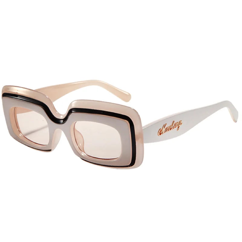 Retro Shades Luxury Sunglasses  For Men Designer Famous Brand Square Sun Glasses Man Women Sunglass UV400