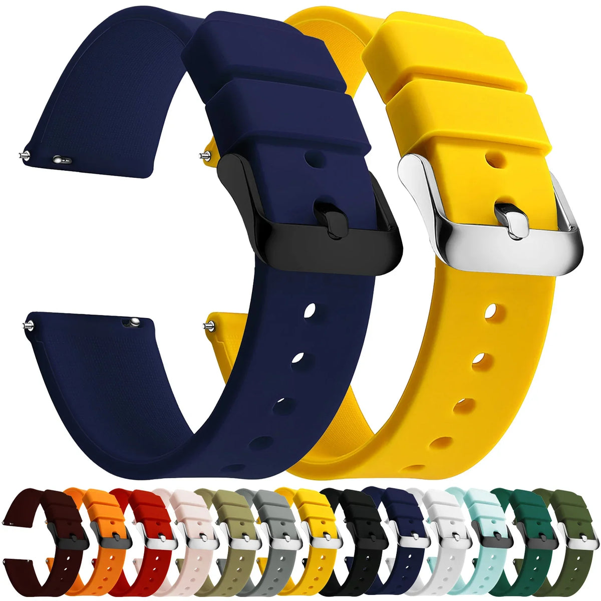 Suunto Race, Vertical & 9 Peak Curved-End Silicone Band