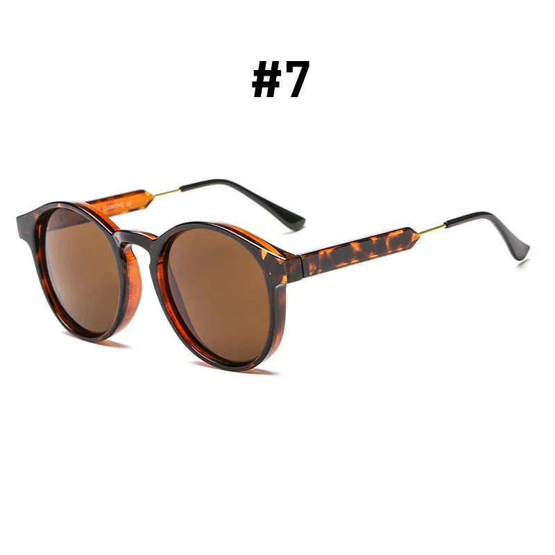 VIVIBEE Gothic Transparent Women Vintage Square Sunglasses 90s Round Sun Glasses 2026 Trending Products UV400 Men Shades