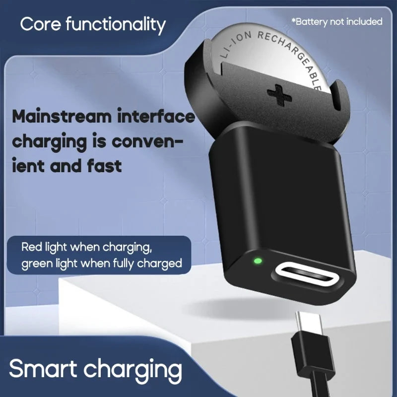 Fast Charging LIR2032 Charger  Hot Sale For Car Key Electronic Toys Weight Scale Rechargeable Button Battery