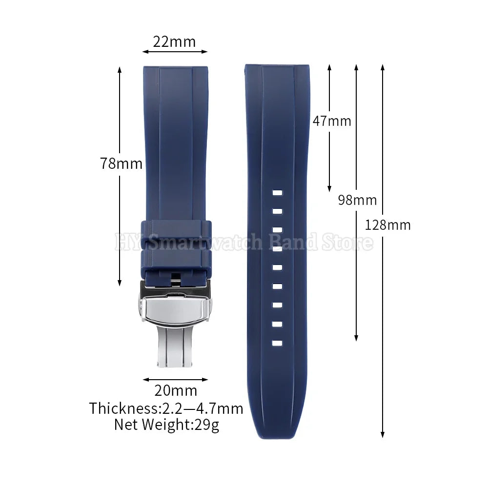 Suunto Race, Vertical & 9 Peak Silicone Band with Butterfly Clasp