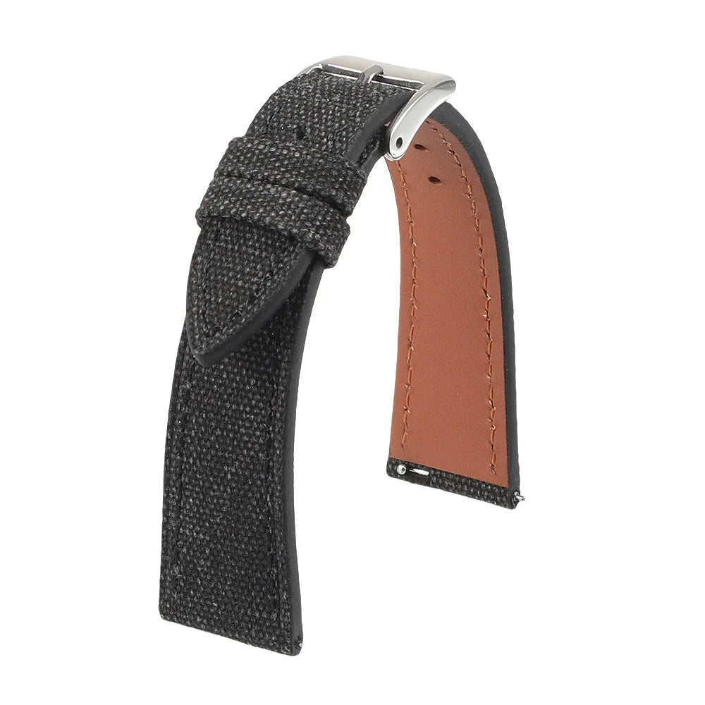 OnePlus Watch Slim Canvas Band with Leather Lining