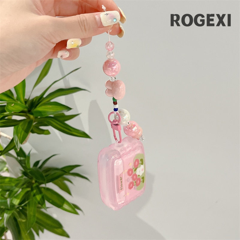 Funda para AirPods Conejito de Flores