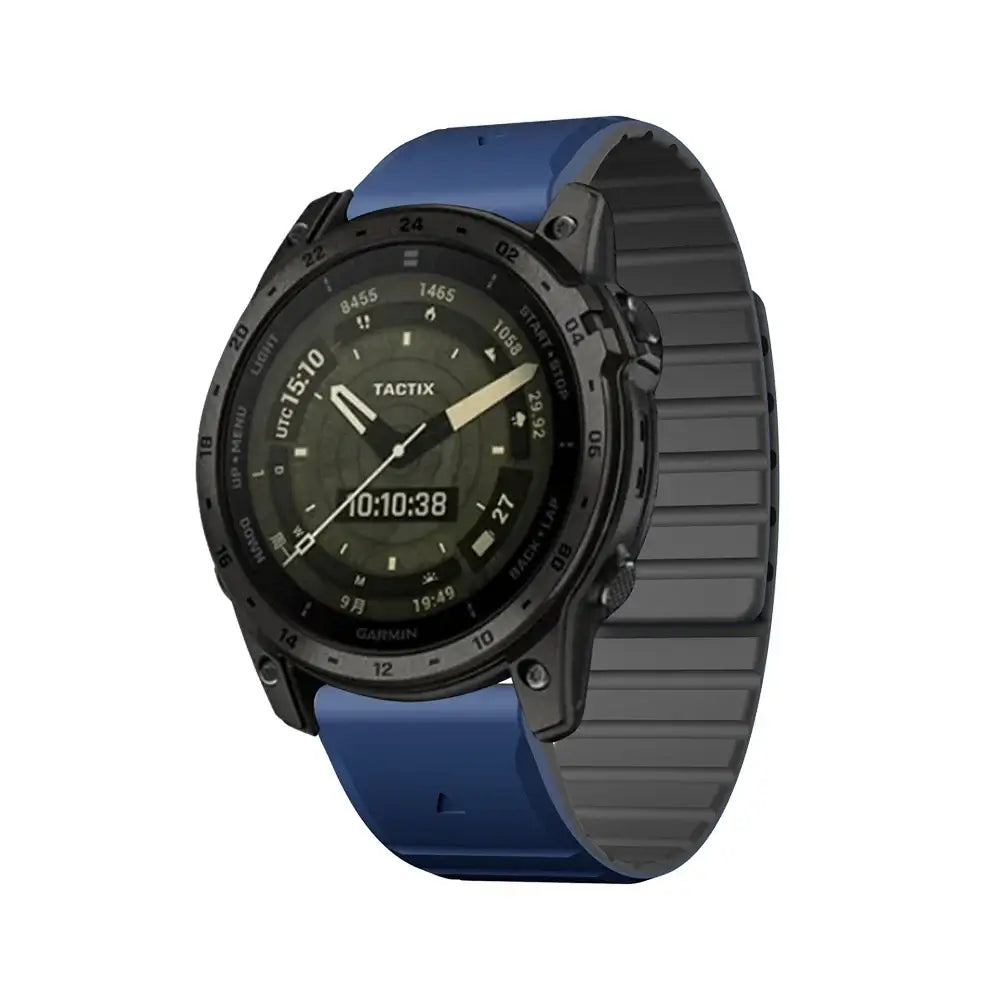 Garmin QuickFit 22/26mm Two-Tone Silicone Magnetic Wrap Band
